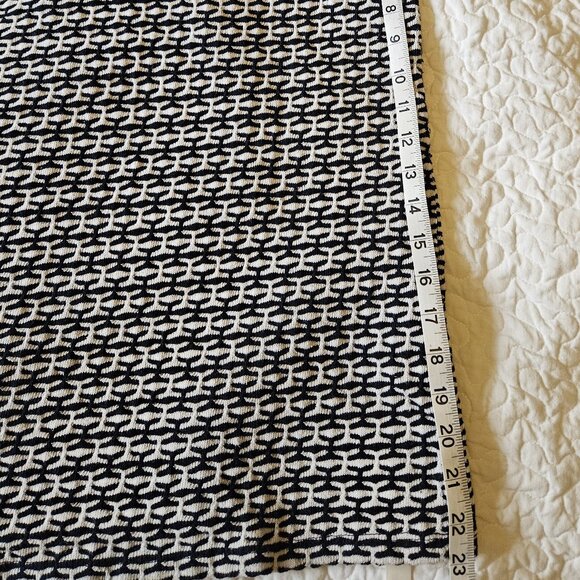 ZARA Blue and White Knit Polo Collar Dress - Picture 5 of 6